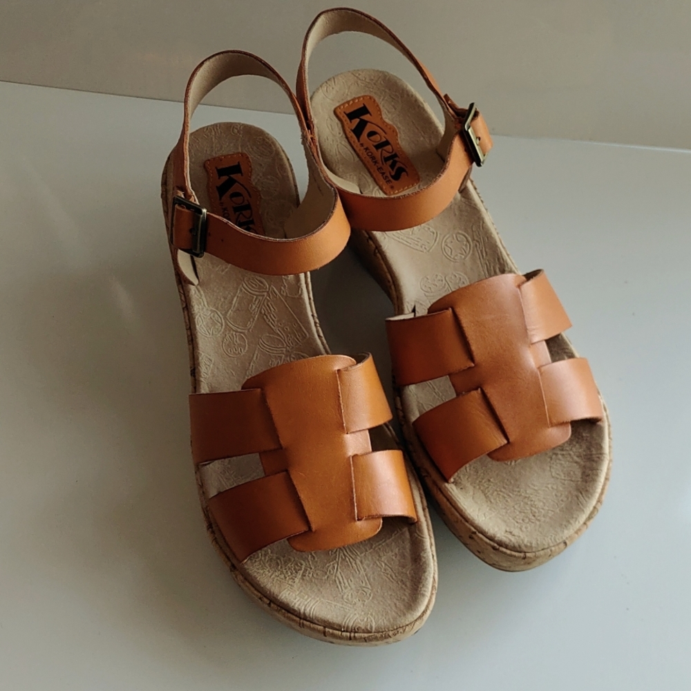 Women's Size 9 Korks by Korks-Ease Wedge Sandals